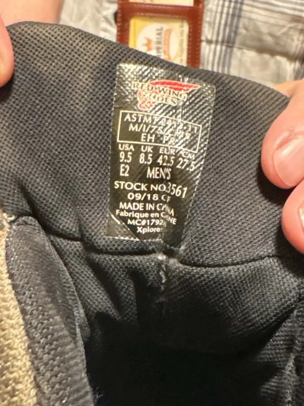 Red Wing Shoes uppers some size